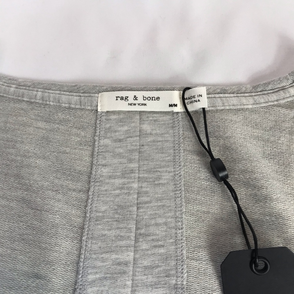rag & bone Grey Kat Split-Back Tank (M) NWT - Picture 6 of 8